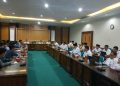 Audiensi TOEFL-IMKA antara Dema-U dan pimpinan kampus di Gedung Rektorat kampus 1 UIN Walisongo Semarang, Senin ( 11/03/2019) (Dok. Amanat).