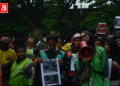 affan kurniawan, aksi solidaritas ojol, massa ojol, demo semarang, mapolda jateng