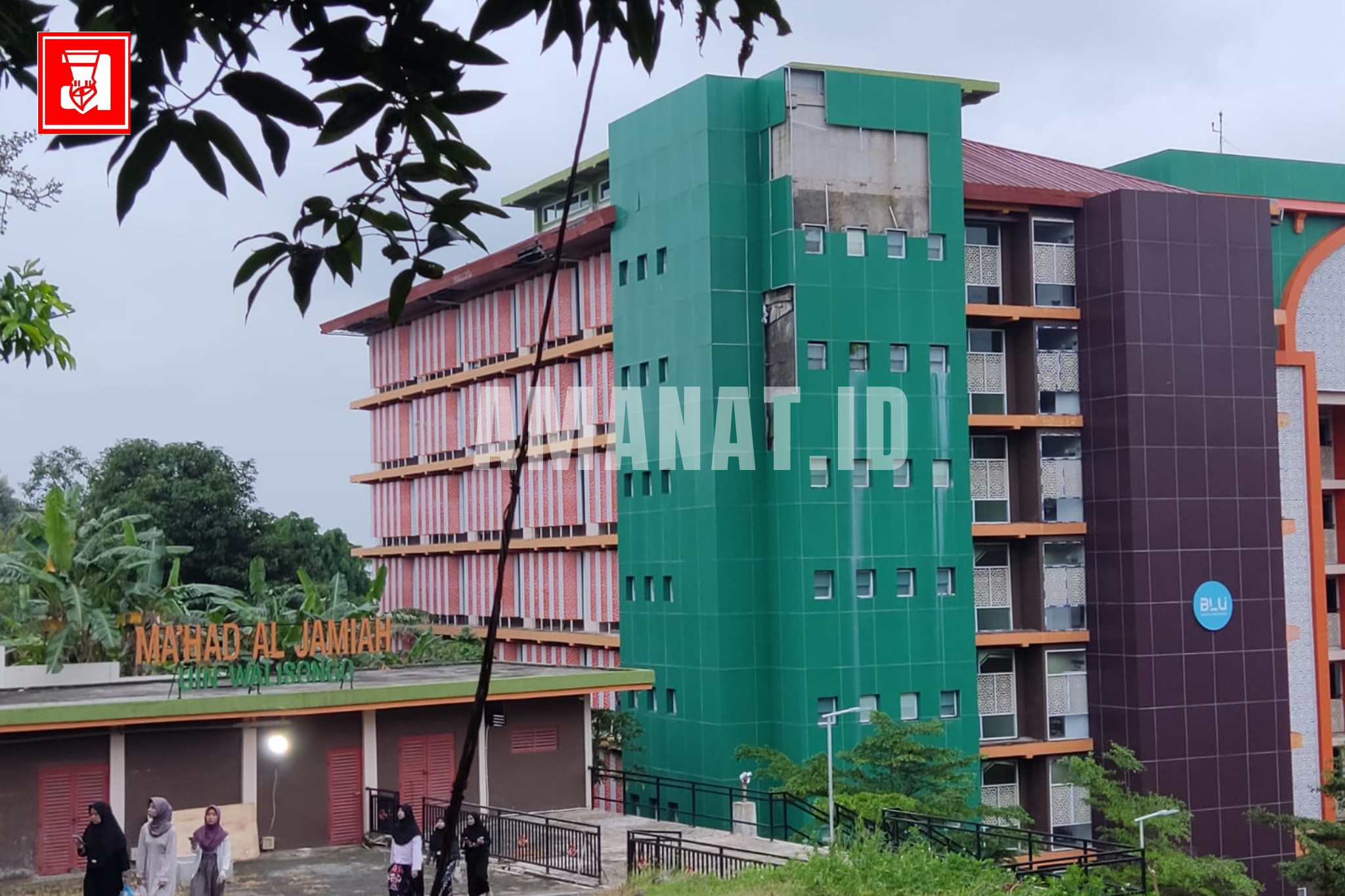 ma'had uin walisongo, lapisan gedung ma'had, hujan dan angin kencang, kabag rt, uin walisongo