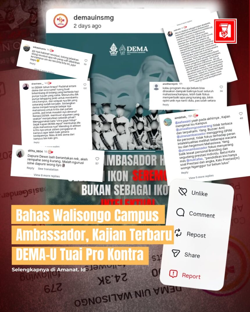 walisongo campuss ambasador, wca uin walisongo, brand ambassador, ba uin walisongo, dema uin walisongo, uin walisongo