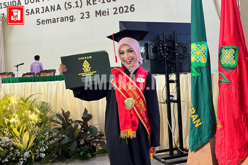 laily syifaul jannah, wisudawan terbaik fisip, wisuda periode mei, wisuda uin walisongo, uin walisongo