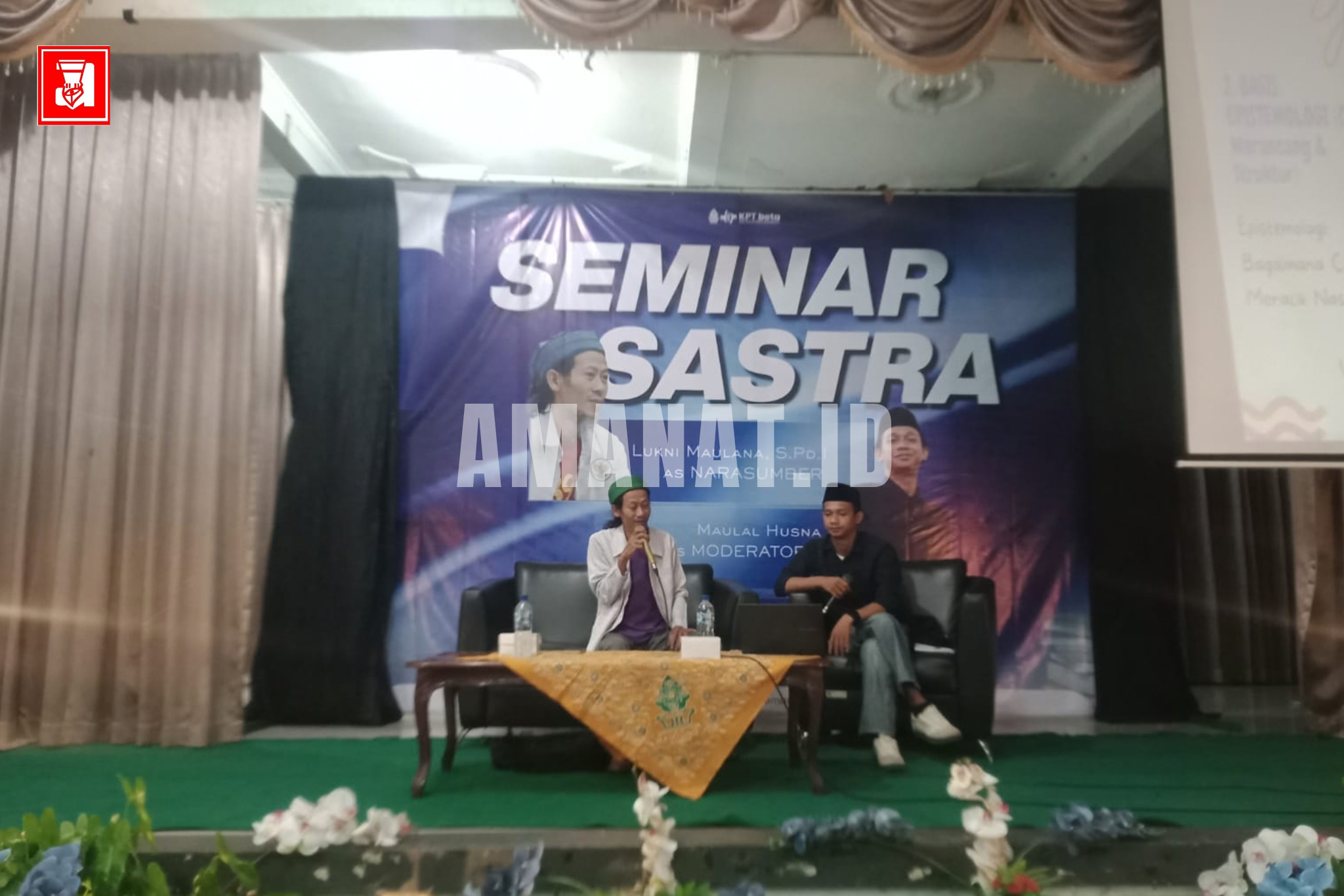 lukni maulana, seminar sastra, kpt beta ftik uin walisongo, kpt beta, uin walisongo